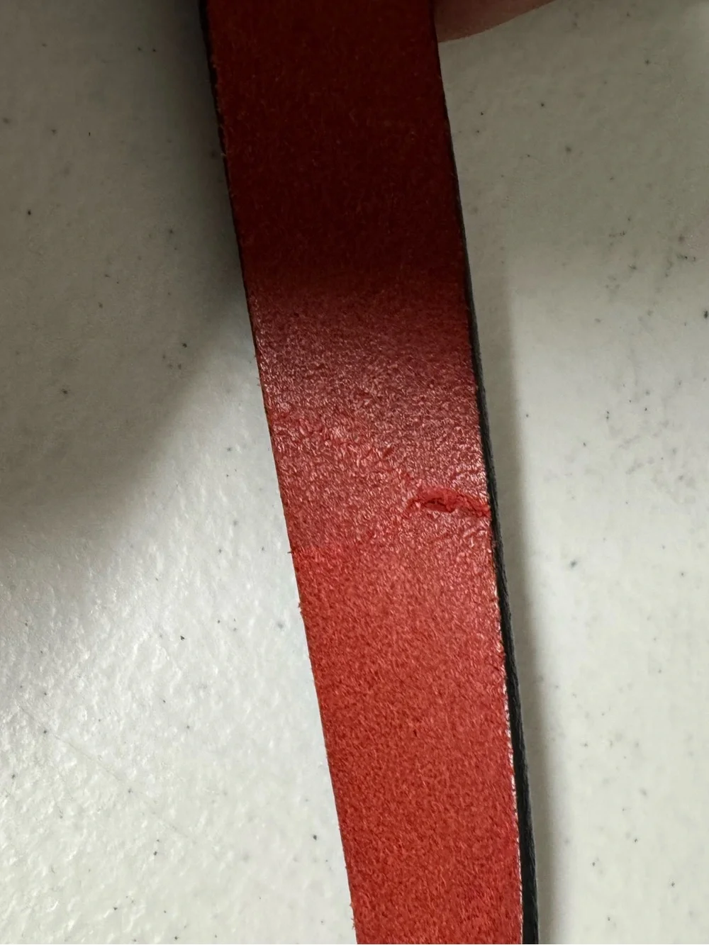 Coach Red Leather women’s Belt Bag Strap